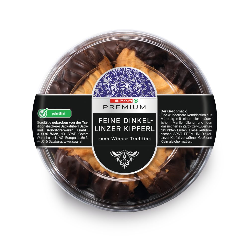 SPAR PREMIUM feine Dinkel-Linzer Kipferl nach Wiener Tradition 200 G ...