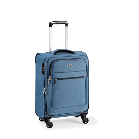 New York Professional Koffer Softschale Hellblau 55cm