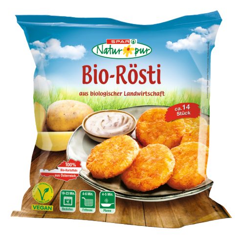 Produktbild von SPAR Natur*pur, Bio-Rösti ca. 14 Stück