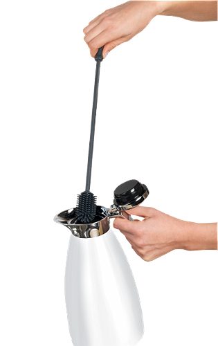 Produktbild von Wenko, Silikon Flaschenbürste Grau Karte Sia 38 cm