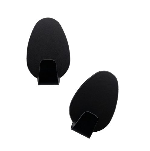 Produktbild von Fackelmann, Selbstklebehaken Oval 2er Schwarz