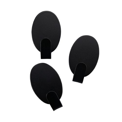 Produktbild von Fackelmann, Selbstklebehaken Edelstahl Oval 3er