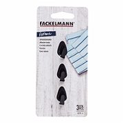 Fackelmann Haken 3er schw oval