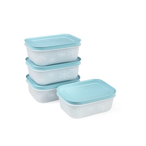 Tupperware Freeze Mates Shallow Container 4er Set 450ml