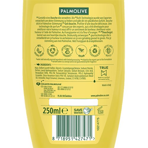 Produktbild von Palmolive Aroma Essence, Duschgel Forever Happy 250ml