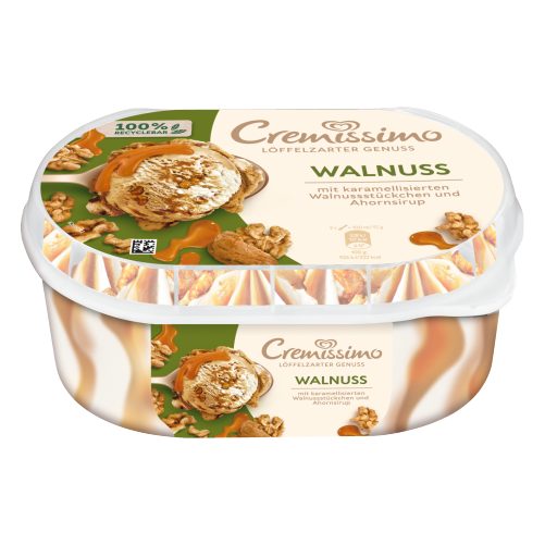 Produktbild von Eskimo Cremissimo, Walnuss Eis