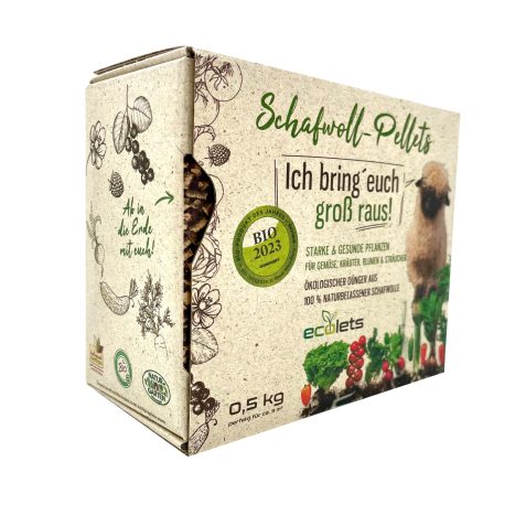Ecolets Schafwoll--Pellets 0,5  GVE 10