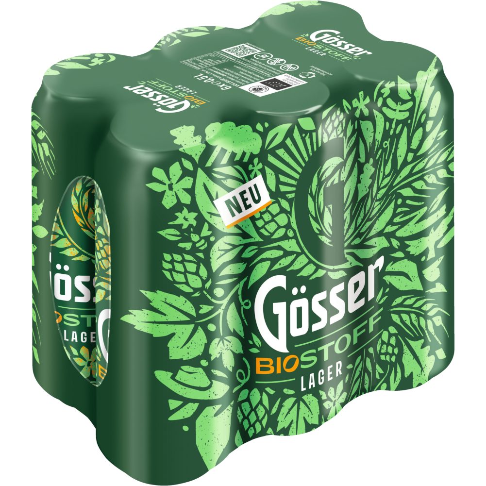 Gösser Bio Stoff Lager 6x0,5l 3.000 ML EINWEG ohne Pfand online kaufen ...