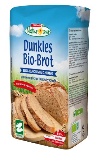 Produktbild von SPAR Natur*pur, Bio-Backmischung Dunkles Bio-Brot