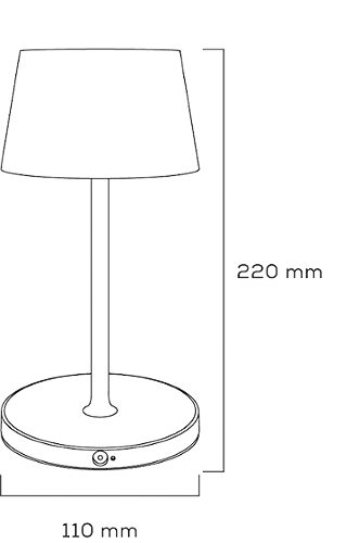 Produktbild von NABO, LED Tischleuchte kabellos XL 5512 mini