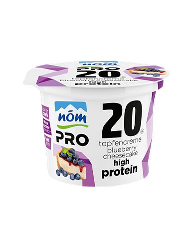 Produktbild von NÖM PRO, Topfencreme Blueberry-Cheesecake