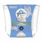 Glade Duftkerze Prem.Clean Lin