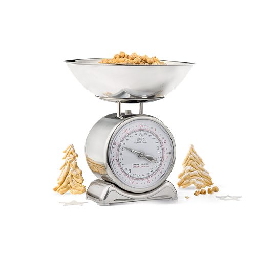 Produktbild von Superior Design Products, analoge Küchenwaage Edelstahl