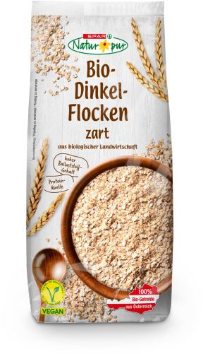 Produktbild von SPAR Natur*pur, Bio-Dinkelflocken zart