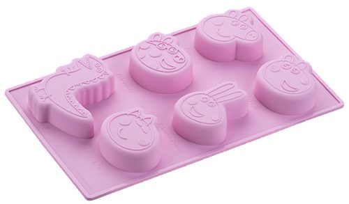 Produktbild von Dr. Oetker, Silikonform Mini Küchlein Peppa & Freund