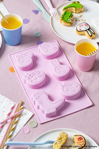 Produktbild von Dr. Oetker, Silikonform Mini Küchlein Peppa & Freund