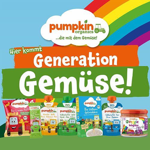 Produktbild von Pumpkin Organics, Bio Quetschie Mango Karotte Pastinake Hafer