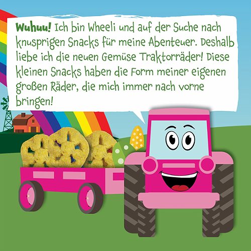 Produktbild von Pumpkin Organics, Bio Gemüse Traktorräder Erbsen und Mais