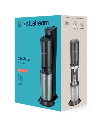 Produktbild von Sodastream, Crystal Titan 3.0 Vorteilspack inkl. 3 Glaskaraffen