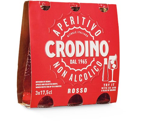 Produktbild von Crodino, Rosso Aperitivo alkoholfrei 3x0,175l