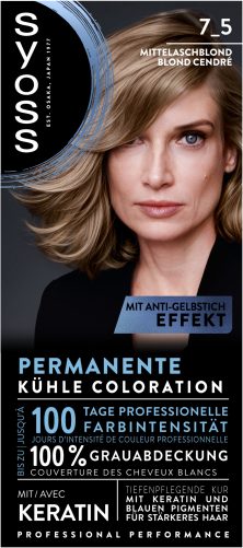 Produktbild von Syoss Professional Performance, Haarcoloration 7_5 Mittelaschblond