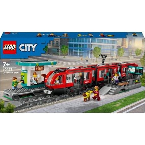 LEGO City Straßenbahn mit Haltestelle 60423