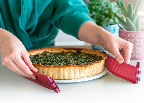 Produktbild von coox, Quicheform Mit Porzellan-Servierplatte