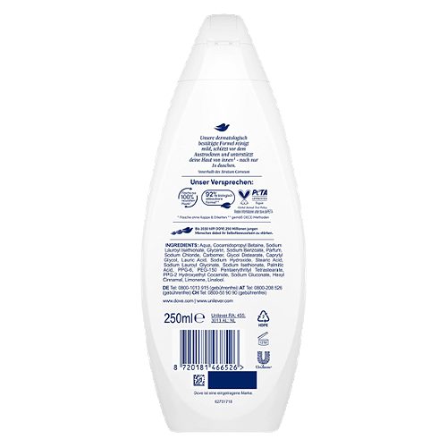Produktbild von Dove, Pflegedusche Hydrate 250ml