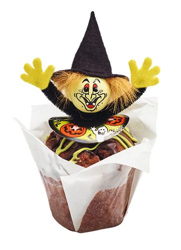 Produktbild von INTERSPAR Backstube, Muffin dunkel mit Dekor