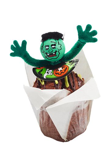 Produktbild von INTERSPAR Backstube, Muffin dunkel mit Dekor