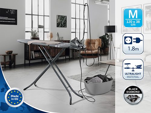 Produktbild von Leifheit, Bügeltisch AirBoard M - schwarz