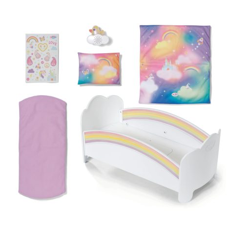 Baby born      Regenbogen Bett  GVE 4