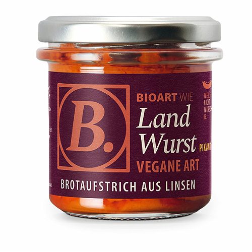 Produktbild von BioArt, veganer Bio-Brotaufstrich LandWurst pikant