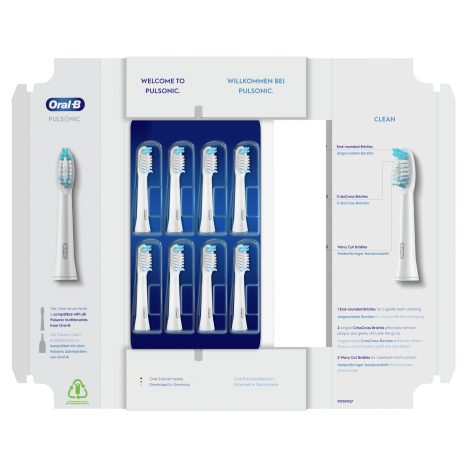 Oral-B Aufsteckbürsten Pulsonic Clean 8er