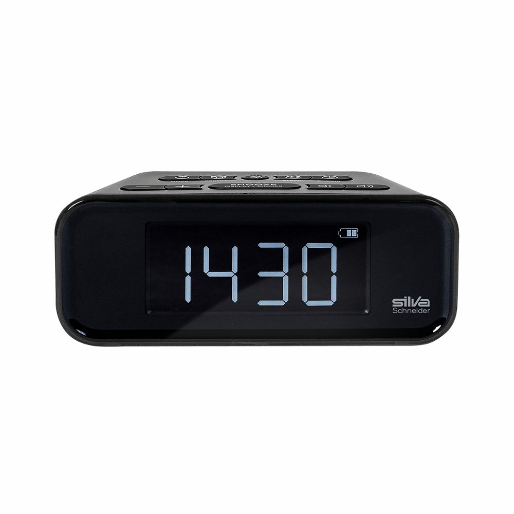 SILVA Schneider UR 1024 Radiosveglia Con Doppio Allarme, FM PLL, Timer 90 Minuti E Display LED Dimmerabile