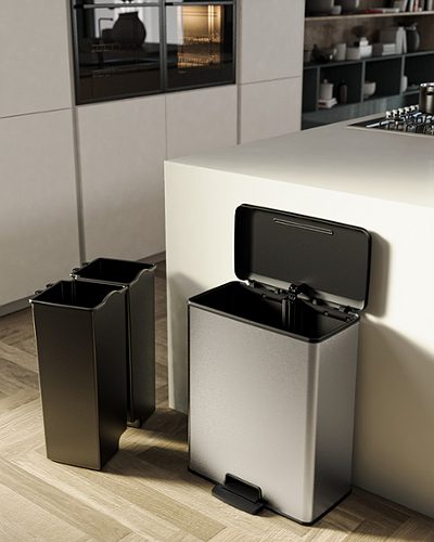 Produktbild von Keter, Abfalleimer DUO 26L+26L