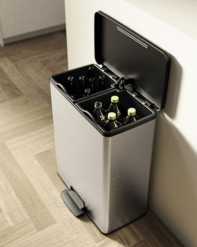 Produktbild von Keter, Abfalleimer DUO 26L+26L
