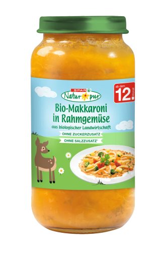 Produktbild von SPAR Natur*pur, Bio-Makkaroni in Rahmgemüse