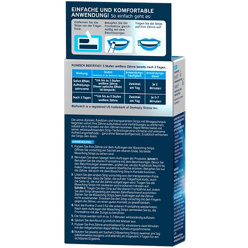 Produktbild von Rapid white, Bleaching Strips Express 5 Minuten
