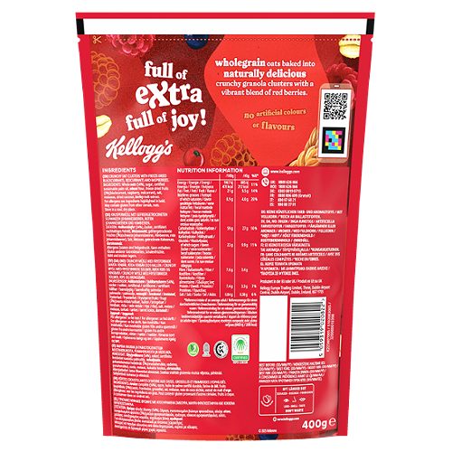 Produktbild von Kellogg's, Extra Granola Red Berries
