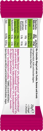 Produktbild von Freche Freunde, Bio Riegel Rote Traube, Banane & Aronia 4x23g