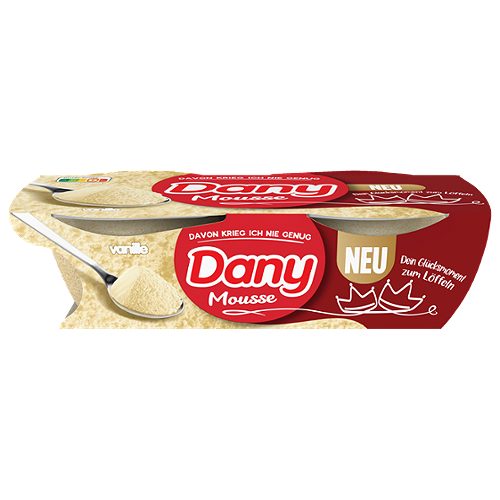 Produktbild von Danone Dany, Mousse Vanille 2x60g
