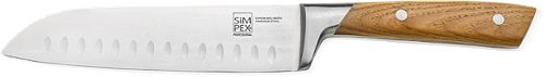 Produktbild von SIMPEX PROFESSIONAL, Santokumesser mit Holzgriff 18 cm