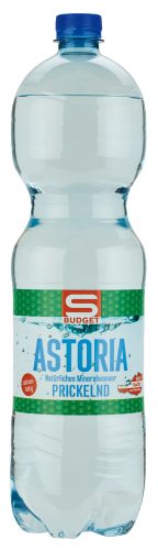 Produktbild von S-BUDGET Astoria, Natürliches Mineralwasser prickelnd