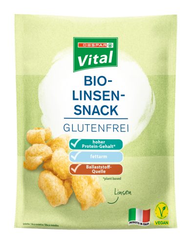 Produktbild von SPAR Vital, Bio-Linsen-Snack glutenfrei