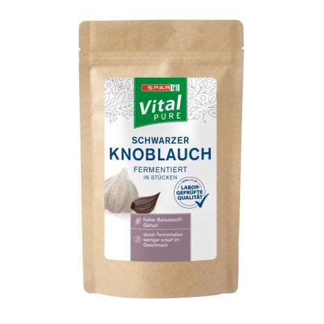 SPAR Vital PURE Schwarzer Knoblauch fermentiert, in Stücken