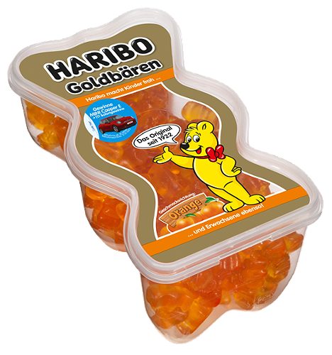 Produktbild von Haribo, Goldbären-Dose Erdbeere