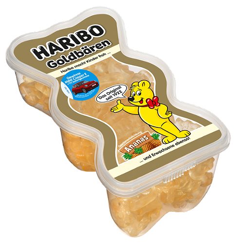 Produktbild von Haribo, Goldbären-Dose Erdbeere