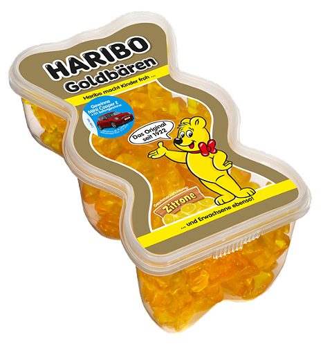 Produktbild von Haribo, Goldbären-Dose Erdbeere