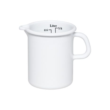 Riess Emaille Küchenmass 9 cm weiss